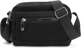 ETidy Nylon Small Womens Crossbody Bag Casual Shoulder Handbag Mini Purse With Adjustable Strap