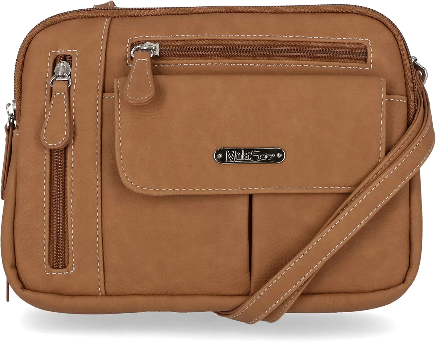 MultiSac Zippy Triple Compartment Crossbody Bag