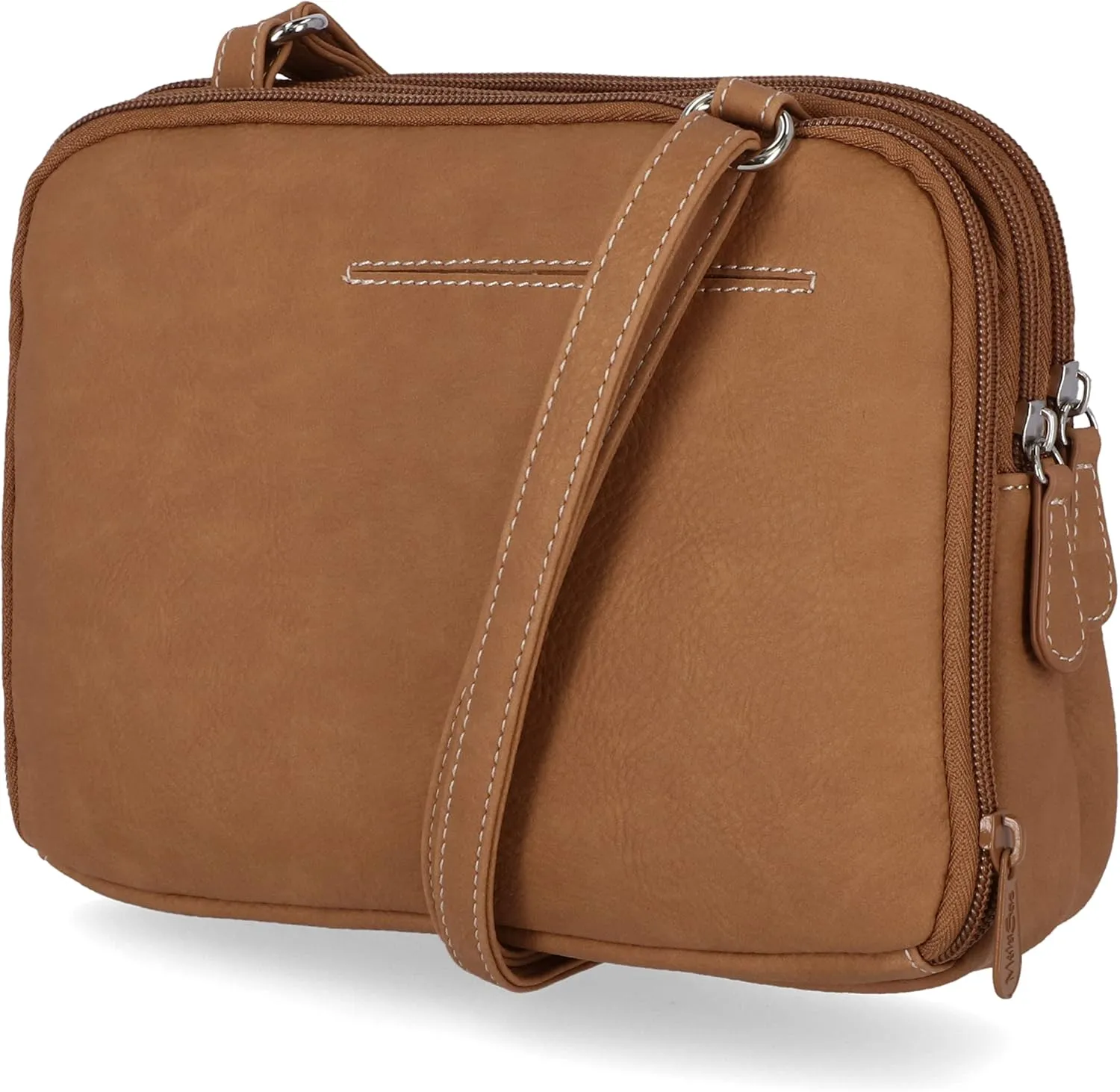MultiSac Zippy Triple Compartment Crossbody Bag