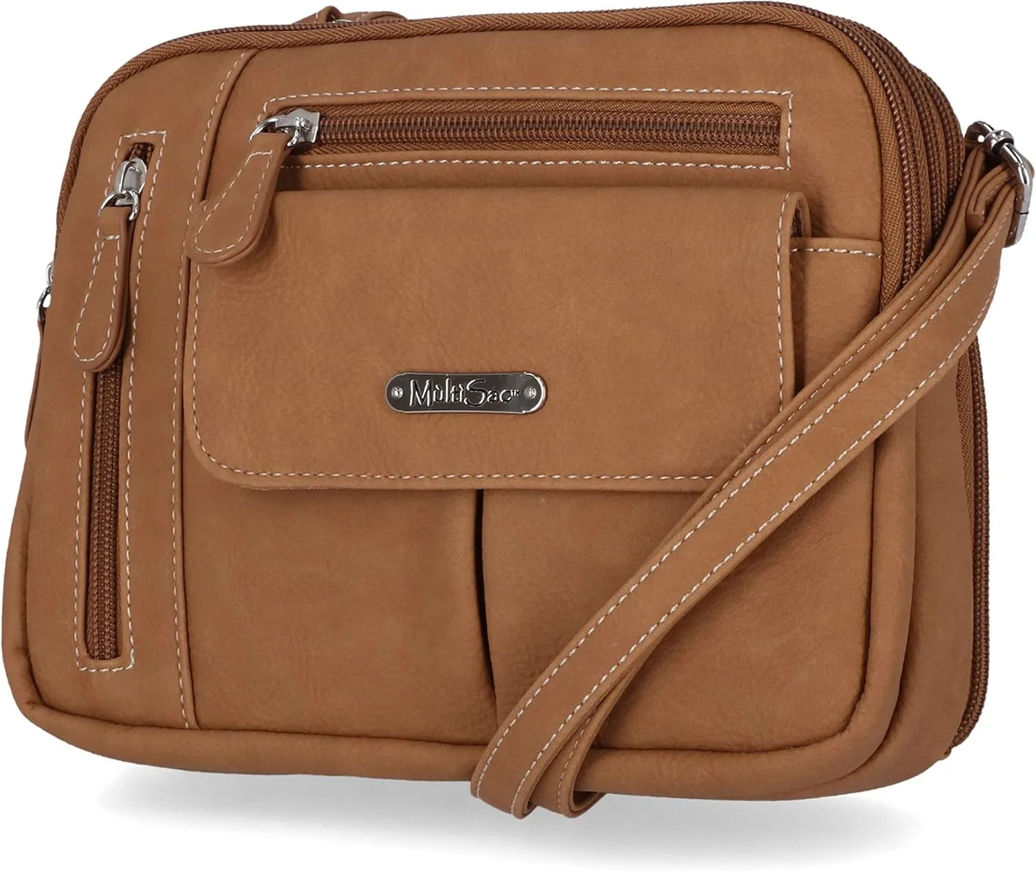 MultiSac Zippy Triple Compartment Crossbody Bag