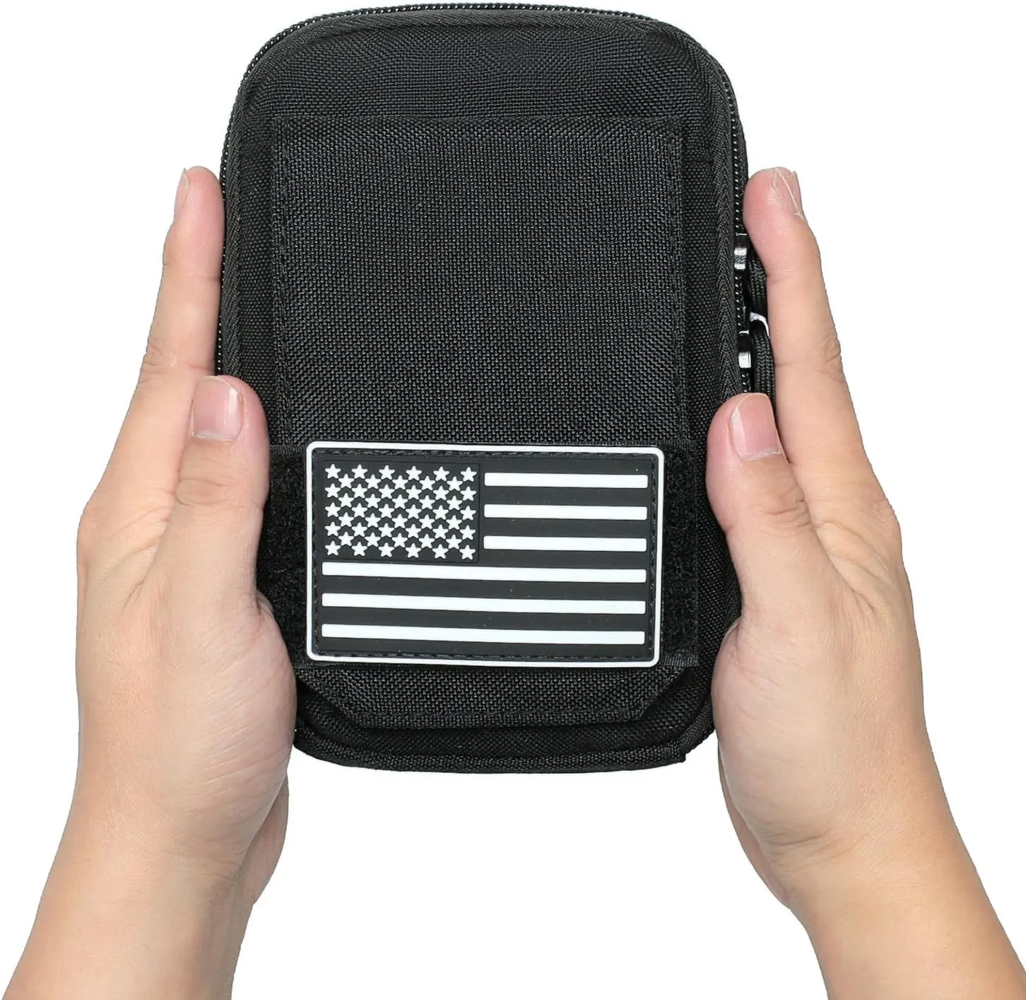 Tactical Molle Phone Pouch EDC Utility Belt Pouch Waist Bag with Shoulder Strap