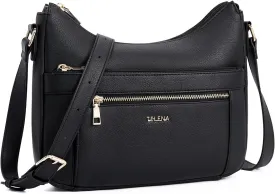 Telena Crossbody Bags for Women Trendy Vegan Leather Purse Shoulder Bag Hobo Bucket Large Capacity
